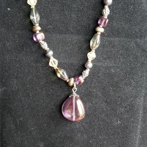 Lia Sophia necklace and earrings